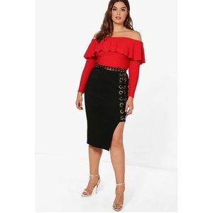 Boohoo Plus Size Fashionable skirt